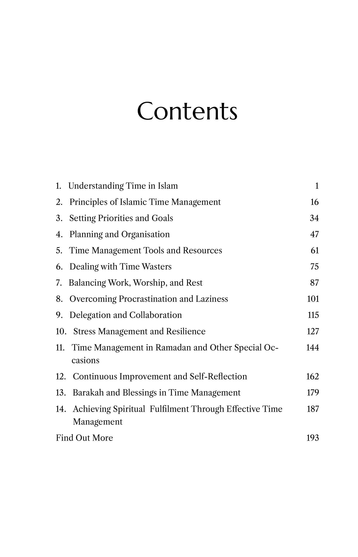 Time Mastery: A Practical Guide for Muslims to Maximise Time & Productivity for a Life Filled With Barakah