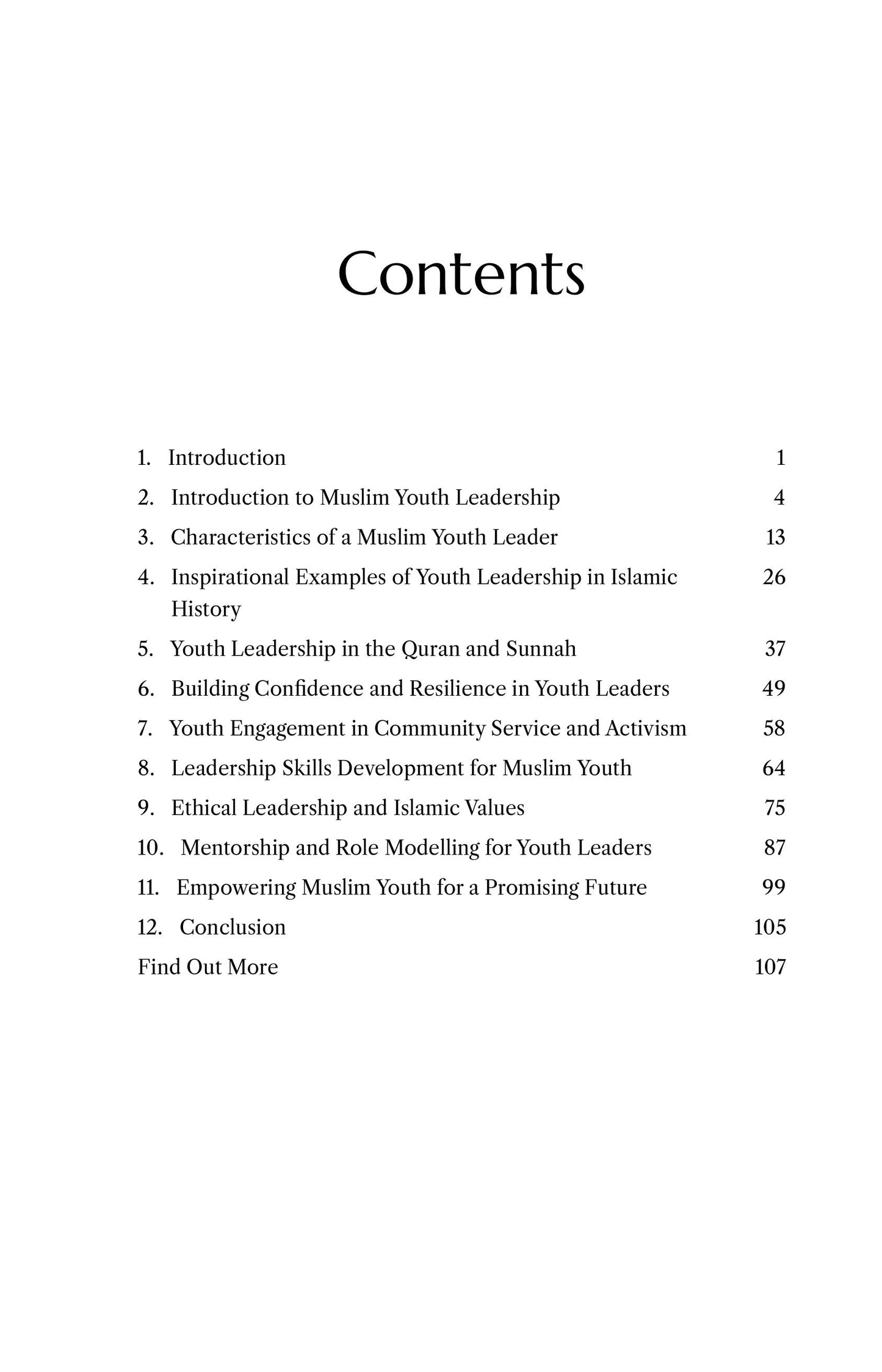 Leaders of Faith: Empowering Muslim Youth with Skills to Inspire, Lead and Achieve